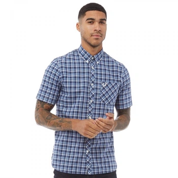 Сорочка Fred Perry Four Colour Gingham Shirt Navy Navy, XL (48) (11040810)