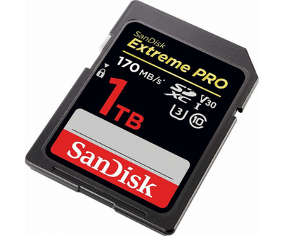 Карта пам'яті SDXC (UHS-1 U3) SanDisk Extreme PRO 1TB class 10 V30 (170Mb/s) SDSDXXY-1T00-GN4IN