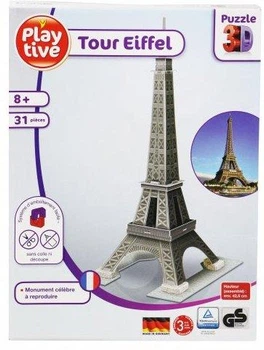 3D пазл Эйфелева башня Playtive