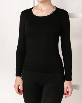 Fashions • Жіноча кофта з довгим рукавом "Єва" Fashions M чорний (7124-ні)