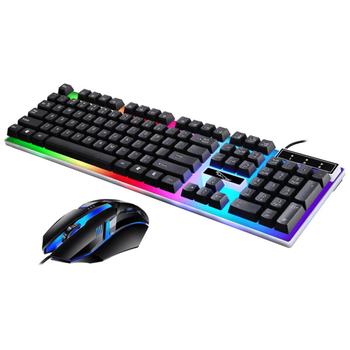 Игровой набор клавиатура и мышка Gaming G21B с RGB подсветкой