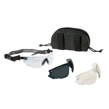 Тактические очки Bolle Tactical COMBAT Black COMBKITN комплект
