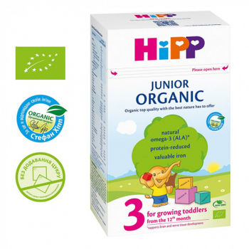 Дитяча суміш HiPP молочко Organic 3+12 міс. 500 г (1031080)