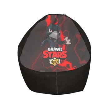 Кресло мешок - Brawl Stars (Бравл Старс) - Brawl Stars (Crow) [3] Цвет черный - MyTee