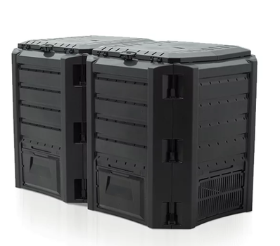 Компостер Prosperplast Compogreen IKSM800 модульный 135x71x82cm 2 сегмента Чёрный