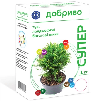 Минеральное удобрение для туи и ландшафтных многолетников Супер / 1 кг