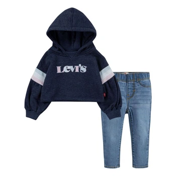 Комплект: худи и джинсы для девочки Levi's 92 см 1ED600/B5S