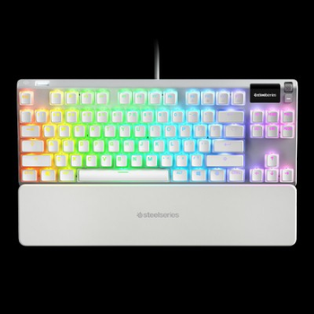 Клавіатура SteelSeries Apex 7 Ghost TKL UA USB White (SS64656)