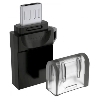 Флеш-накопитель Kingston USB 3.2 DT microDuo 3.0 G2 2in1 128Gb Флешка с разъемом microUSB / USB3.2 (DTDUO3G2/128GB)