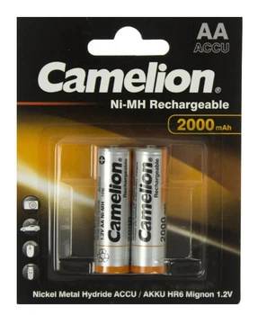 Аккумулятор "Camelion" AA/R06 (1.2V, Ni-Mh, 2000mAh, блістер, 2шт)