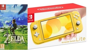 Ігрова консоль Nintendo Switch Lite Yellow Bundle (гра The Legend of Zelda Breath of the Wild)
