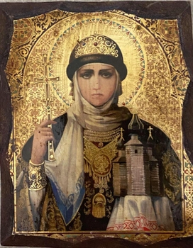 Именная икона святая Ольга 8011