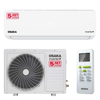 Кондиціонер інверторний Osaka STV-09HH Elite 30 кв.м. до -15°C, 5 років гарантії