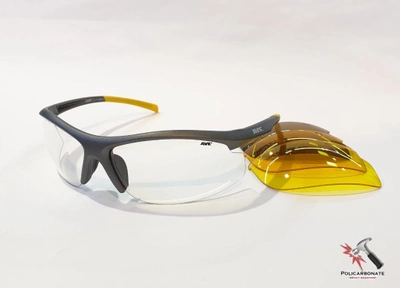 Спортивные защитные тактические очки со сменными линзами AVK Rocca-03