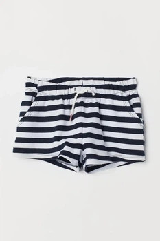 Шорты для девочки синие в белую полоску H&M 98см (40004646)