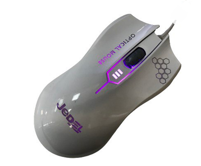 Проводная компьютерная мышь с подсветкой Jedel M31 белая