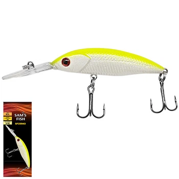 Воблер Sams Fish SF23943-4 80 мм 4.0 г 1.0 м упаковка 10 шт (N115609)