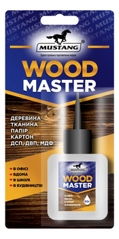 Клей для дерева Mustang Wood Master 50 г