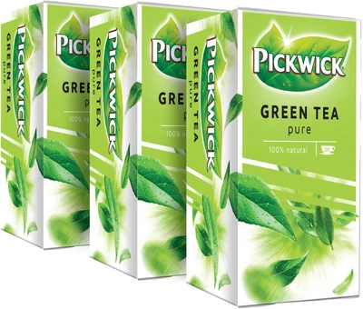 Набор зеленого чая Pickwick 3 шт х 20 пакетиков (1845678901094)