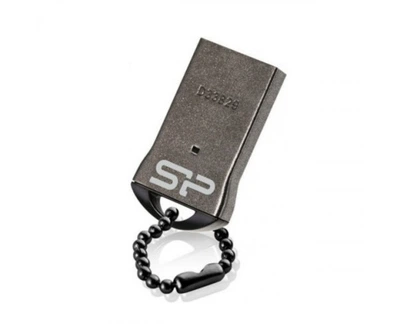 Флеш-накопичувач SiliconPower USB 2.0 Touch T01 64Gb Silver metal