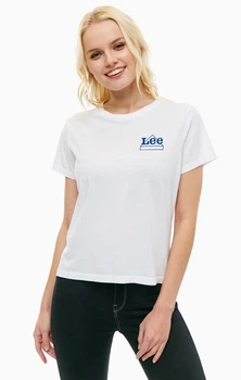 Футболка Lee Mini Logo Tee Relaxed Fit (L44KEP12) Белый L-00