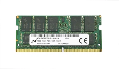 Оперативна пам'ять Micron SODIMM DDR4 16Gb 2Rx8 2400Mhz PC4-2400T-THA-11 MTA18ASF2G72HZ-2G3B1ZG