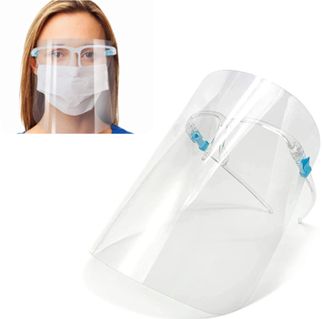 Захисний пластиковий щиток екран ізолююча маска для обличчя (84758322)
