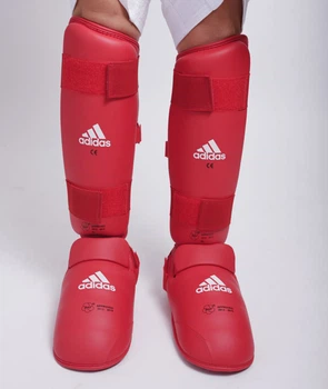 Защита голени и стопы WKF ADIDAS 661.35 красный M