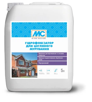 Гідрофобізатор для цегляного мурування MС-Bauchemie, 5 л (просочення для вертикальних та похилих поверхонь)