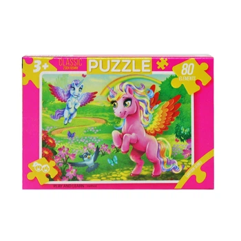 Пазлы Сказка 80 пони с птичкой Dankotoys (C80-) (183802)