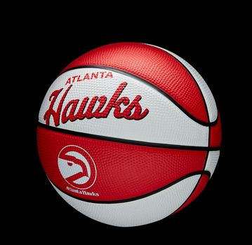 Баскетбольный Мини-Мяч Wilson NBA Team Retro MINI(WTB3200XBATL) 3