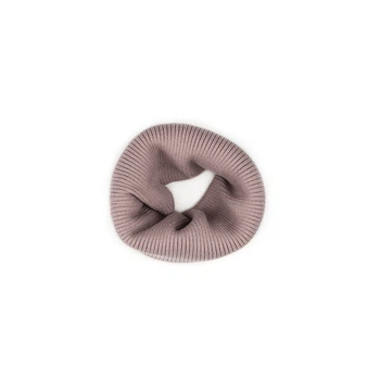 М'який в'язаний хомут "Рубчик Віскоза" one size 02212 Пудра Talvi