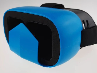 Окуляри віртуальної реальності для смартфонів VR BOX mini Домашній міні 3D кінотеатр (Колір БЛАКИТНИЙ)