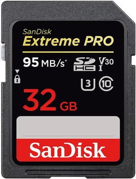 SanDisk SDHC Extreme Pro 32GB V30 UHS-I U3 (SDSDXXG-032G-GN4IN)