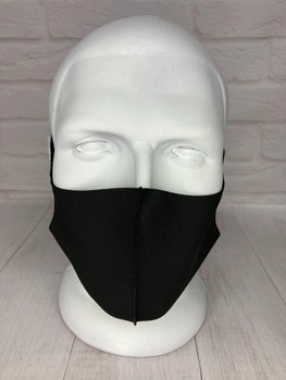 Захисна маска для обличчя піта Q-med, багаторазова, чорна