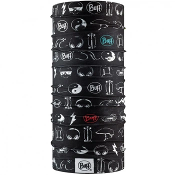 Шарф Buff Original Ecostretch Kaleat, Black Чорний-Білий