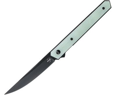 Нож Boker Plus Kwaiken Air G10 Jade Чорний-Сірий
