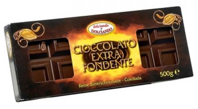 Шоколад черный Dolciando Cioccolato Extra Fondente 500 г
