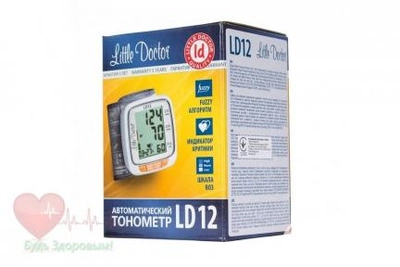 Тонометр Little Doctor LD-12 автоматический на запястье гарантия 5 лет