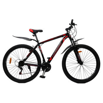 Велосипед Cross Atlas 26 дюймов 19 рама Черный-Красный/ от 175 см/ 2022 Горный MTB