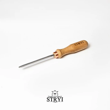 Стамеска 60° угловая 3мм STRYI Profi для резьбы по дереву, арт. 106003