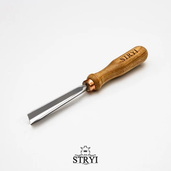 Стамеска 60° угловая 15мм STRYI Profi для резьбы по дереву, арт. 106015