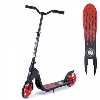 Детский двухколесный самокат Best Scooter 18424 со складной конструкцией, Красный