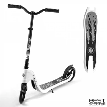 Дитячий двоколісний самокат Best Scooter 52753 зі складною конструкцією, Білий