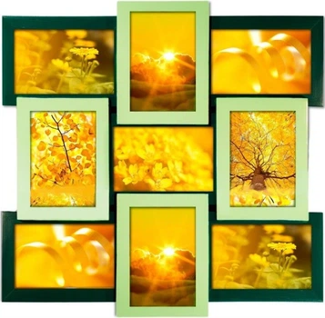 Фоторамка коллаж Яркие воспоминания деревянная 50*50*2 см. 180015