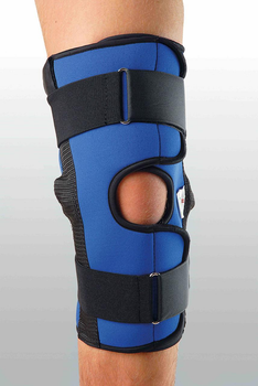 Бандаж эластичный для средней фиксации колена Reabilitimed К-1 ТМ Синий Размер XXL 50-55 см