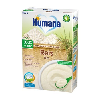 Безмолочна каша Humana Getreibrei Griess Organic Рисова органічна 200 г