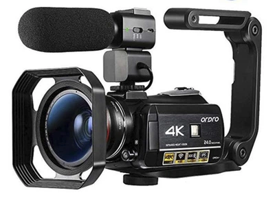 Видеокамера Ordro AC3 30X 4K Профессиональная Черный (1011-102-00)