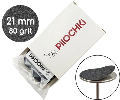 Сменные файлы для подо-диска ThePilochki 21 мм 80 грит Черные 50 шт (00076)
