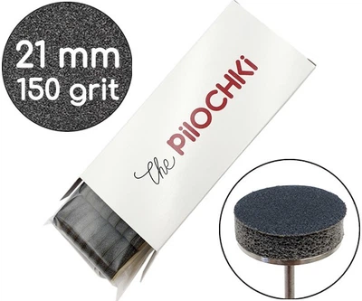 Сменные бафы для подо-диска ThePilochki 21 мм 150 грит Черные 50 шт